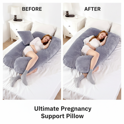 PANGDUBE Pregnancy Pillow 130*70cm Sleeping Waist Pillow for Pregnant Women Nursing Pillow Breastfeeding Cushion for Women